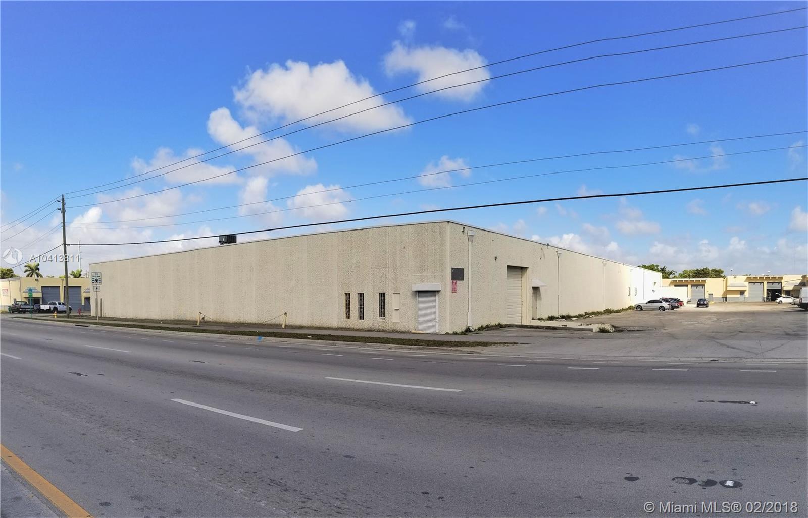 Industrial facility, zoned Light Manufacturing/Industrial (IU-1). 36,606 sf, concrete (CBS) construction, twin tee roof system. Single column line with 66 ft from column to side exterior wall, ideal for manufacturing, assembly, storage, etc. Entry at street level, 2 docking wells + 1 street level; Capacity for up to 8 more loading doors along an existing dock on the West side. Ceiling is 17 ft clear, fully sprinklered, 50 parking spaces, 1500sf, 3-phase power.