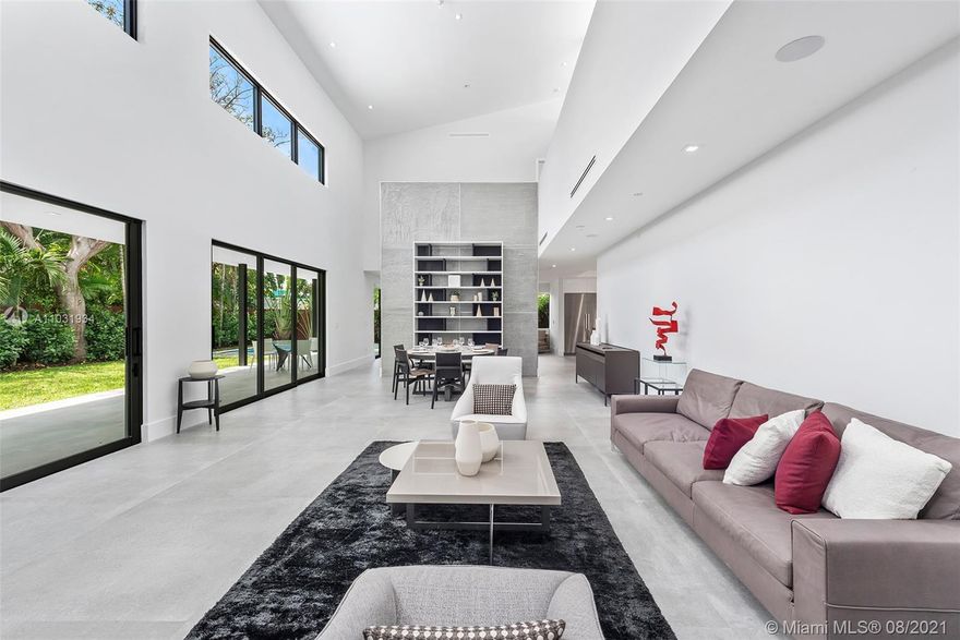 A 2020 construction masterpiece! Enjoy magnificent double high ceilings with 6 spacious bedrooms and a maid's quarter. Vila Samana showcases contemporary design and luxury details. Featuring the highest quality Italian finishes, superb layout for the comfort of the family, privacy and entertainment featuring 6 bath, walk in closets, family room, terrace corridor, pool, Porcelanosa flooring, high end Italian kitchen equipped with Miele appliances. The Master bathroom features an additional exterior shower to indulge in the outdoor lifestyle. Steps from Brickell & blocks to I-95 for easy access to Design District, SoBe & rest of SoFlo luxury home living with all of Brickell’s amenities, shopping, restaurants & blocks to water!