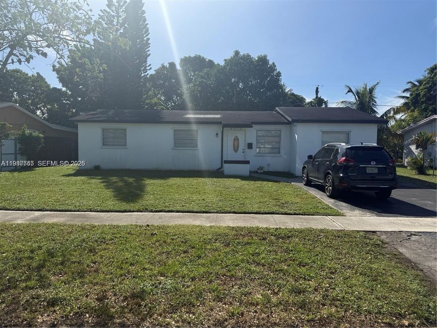 Excellent investment opportunity in the vibrant city of Lauderhill, one of Broward County’s most central areas. This 3-bedroom, 2-bath home offers 1,315 sq. ft. of living space and strong rental potential, with average rents of $3,000 for a home of this size in the area. Conveniently located near major highways, restaurants, shopping, and just a short drive to the beach, this property is in high demand for tenants seeking accessibility and value. Ideal for investors looking for immediate rental income as this home is tenant occupied as well as long-term appreciation in a thriving neighborhood. TENANT OCCUPIED THROUGH JUNE 2026 AT $2,900 PER MONTH. TEXT listing agent for showings which must be submitted to the tenant with 24 hour advanced notice.
