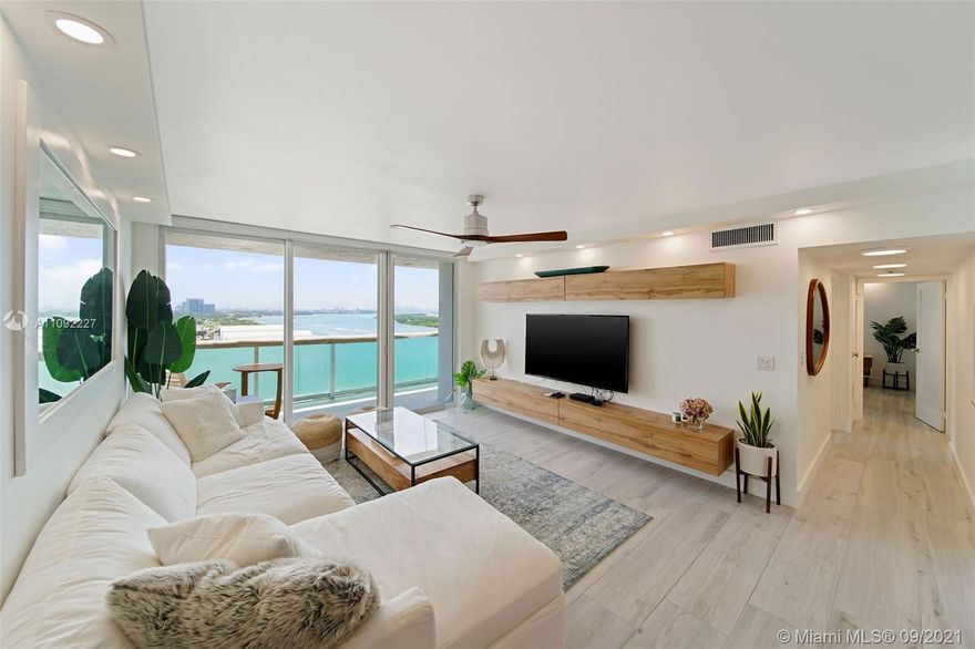 Stunning direct ocean, bay and city views! this 2 bedroom 2 full bathroom offers one of the best views in sunny isles. Building located right across the Ritz Carlton, this unit has a unique ocean view that will remain a lifetime. Property was recently remodeled with quartz counter tops, recess lighting, porcelain floors, new bathrooms and stainless appliances. All impact windows. The building is located at the sought after sunny isles, right across from the beach access and walking distance to all the shops and restaurants. 24 hour security in the building, valet, pool, Spa, 2 gyms, billiards, tennis courts, and much more. This unit is move in ready! No special assessments!