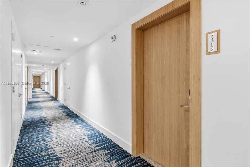 Welcome to The Ivy! This Two Bed Two bath unit has great unobstructed city and sunset views. A unit that boasts lots of natural light. As you walk in, you’ll notice the new ceramic floors throughout, along with thoughtful touches like LED lighting, light dimmers, blackout and dimming shades, and a Nest thermostat that make the space feel modern and comfortable. The kitchen has great storage, updated lighting above and below the cabinets, and a garbage disposal. . You’ll also find a new washer and dryer and a new water heater installed in 2025, so the major items are already taken care of. One of the best features is the spacious balcony with upgraded tile perfect for enjoying the skyline without any obstructions, especially at sunset. The building has recently gone through a full update, including a refreshed lobby and common areas, giving it a clean and updated feel. The interior renovation Special Assessment has been PAID IN FULL by the sellers. One parking space is included on the 5th floor. Book Your Tour Today!