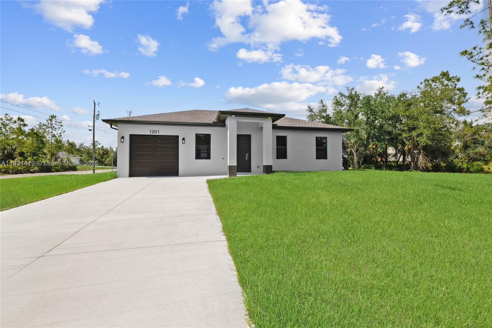 SELLER CONTRIBUTION AVAILABLE!!! Welcome to your Florida dream home... BRAND NEW CONSTRUCTION! 3 beds. 3 full baths, and 1 car garage. Each of the three bedrooms offers generous space and natural light. It offers a perfect blend of flooring throughout, ideal for both easy maintenance and a clean, modern look. The heart of the home is the well-appointed kitchen, complete with entertaining or enjoying everyday life. The lot is located in a corner lot. The large backyard is a standout feature, offering plenty of room for outdoor activities. Convenient location, just minutes away from shops, schools, and restaurants. Don't miss your opportunity to own a piece of paradise. Make your offer today!!!