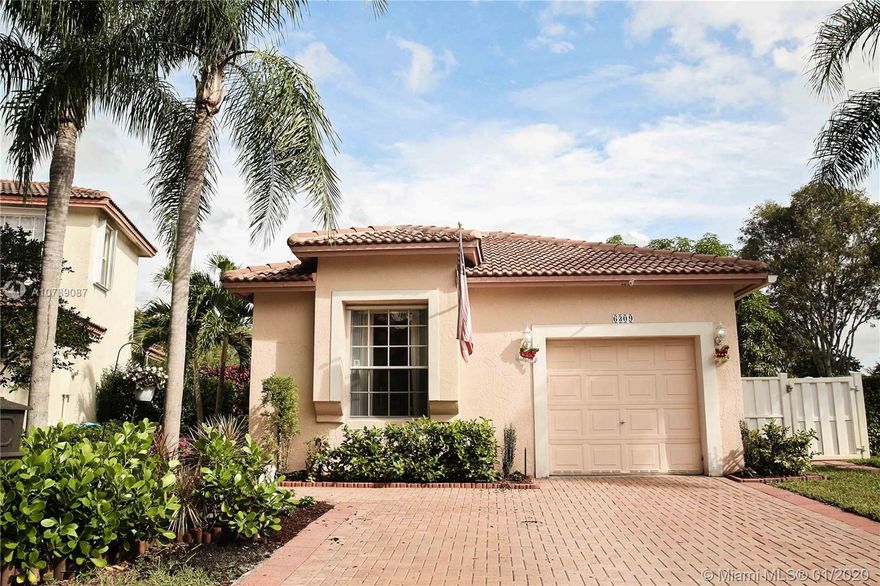Amazing opportunity to own this 3 bedrooms, 2 bathrooms corner lot home, gated community in the heart of Coral Springs. Remodeled kitchen in 2012. Remodeled Bathrooms and guest bathroom upgraded in 2014. Whirlpool tub in guest bathroom,Top of the line AC  wit UV hypoallergenic lights, Hurricane shutters, Solar system for water heater.Corner lot in a small friendly community. Tile and wood floors. Lot fully fenced with PVC white 6 ft. fenced all around,. All appliances have extended warranty. Great schools. Easy access to main roads and close to Walmart, Target, Publix, and great shopping such as Best Buy, Home Goods, Starbucks, etc.  "DON'T MISS IT".