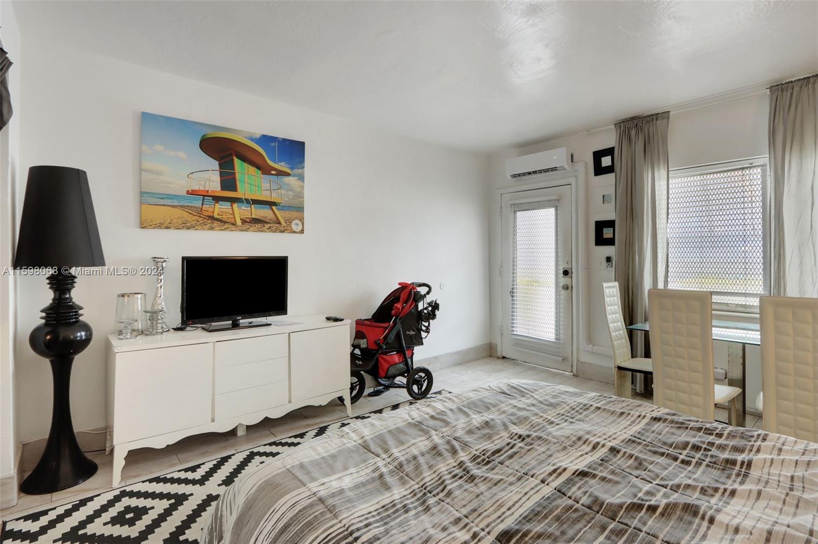 Investment opportunity, turn key Large Studio on the first floor with complete laminate flooring. A few steps away from the ocean and Lincoln Rd. Easy to rent, currently rented at $2000/M and for 6 months until 6/3/2024. Excellent for investors or end user. HOA includes Wifi. Notice required for showings. Tenant Occupied.