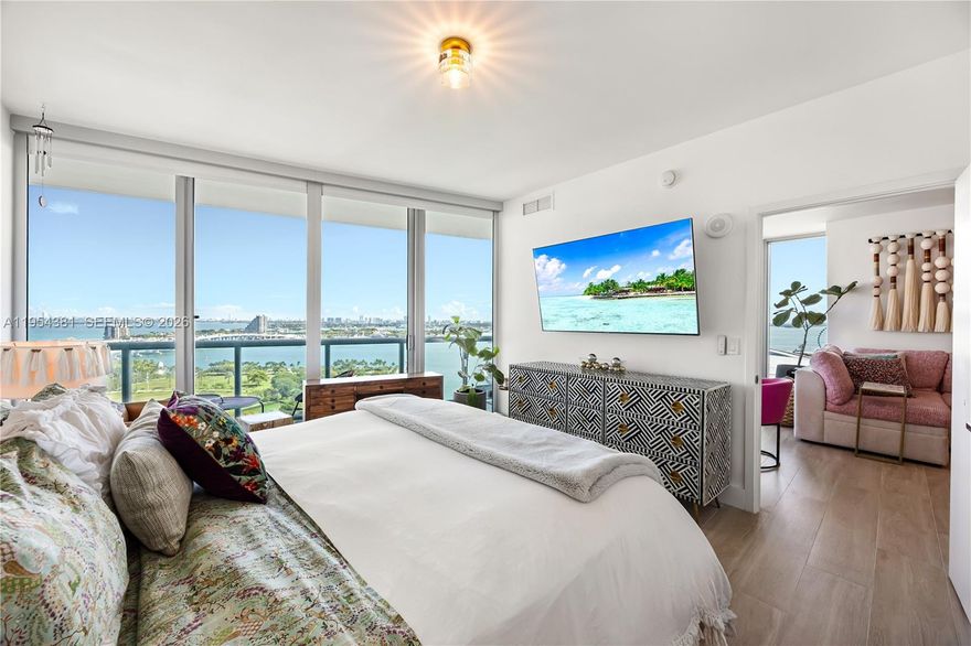 Recently fully remodeled and move-in ready, this sophisticated residence at Marinablue stands out as one of the best-priced remodeled units with unobstructed water views in the building. Enjoy breathtaking, direct bay views and sweeping Miami skyline panoramas through expansive floor-to-ceiling windows that flood the home with natural light. The modern, open layout is enhanced by elegant ceramic tile flooring throughout, delivering a refined and timeless aesthetic ideal for luxury urban living.

Marinablue offers true resort-style living with two swimming pools, two fitness centers, business center, beach volleyball court, stylish resident lounges and a 24-hour attended lobby with secured elevator access.

Adding exceptional value, the residence includes two assigned covered parking spaces in tandem, a rare and highly desirable feature in Downtown Miami. Ideally located just steps from waterfront parks, world-class museums, acclaimed dining, and the city’s premier cultural and entertainment destinations, with immediate access to Biscayne Boulevard, Brickell, and Miami Beach, this home represents urban luxury living at its absolute best.