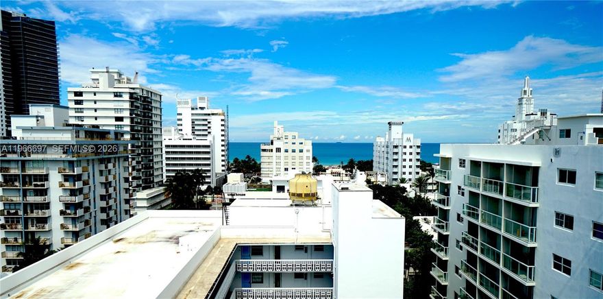 ** FULL RESERVES WITH NO SPECIAL ASSESSMENTS, WELL MANAGED BUILDING ** Modern Miami Beach living at Parc Plaza. Great 2 bedroom floorplan with 2 large balcony in full service boutique building. Oceanfront Views, rooftop pool, gym and assigned parking all close to Lincoln Road and 2 blocks from the Sandy beaches and nightlife. new convention center, High-end newly installed white marble floors.
