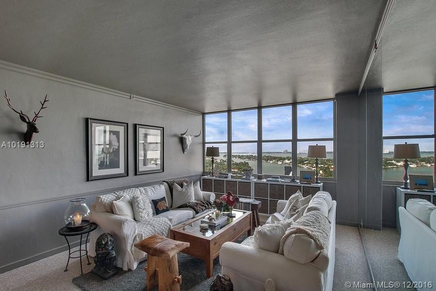 Enjoy this chic newly renovated Miami Beach 2 Bed / 2 Bath condo with stunning Biscayne Bay
views for under $280,000! Brand new baths, kitchen counter, flooring and newer HVAC. Large
rooms w/ plenty of closet space. 1 assigned parking and valet. Spectacular sunsets and
unobstructed panoramic views of Indian Creek waterway, Biscayne Bay, Normandy Golf Course,
etc. Amenities include: heated pool, gym, doorman, guest parking, on-site management. Great
location – walk to the beach, shops and restaurants!