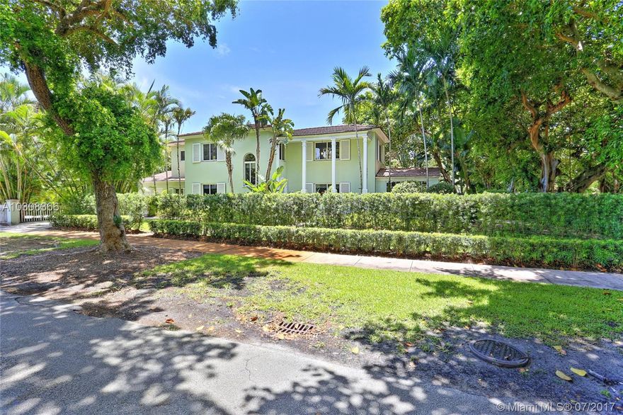 Simple elegance with a unique blend of old and new located just a few blocks from the Biltmore Hotel on charming tree-lined street. Large living and dining room with a delightful sun room grace the first floor along with the fourth bedroom and private bath.Three bedrooms are up and two share a lovely updated Jack and Jill bath. Wood burning fireplace, impact resistant windows, updated kitchen and laundry room. Well maintained yard w/privacy hedge and beautiful foliage. A tenant's dream home! Your doggies are welcome!