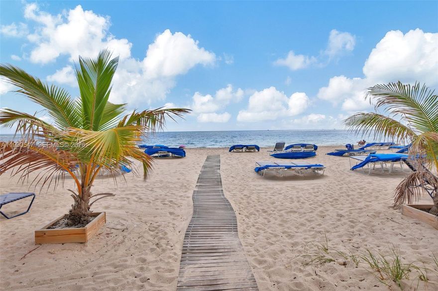 Experience true beachfront living in this charming 1-bedroom, 1-bathroom condo located in a desirable oceanfront community. This well-maintained unit features a modern kitchen with updated appliances, a comfortable living area, and a private balcony to enjoy refreshing ocean breezes.

Residents enjoy resort-style amenities including private beach access, community pool, and fitness center, offering the ultimate coastal lifestyle. Conveniently located near restaurants, shopping, and just minutes from the Galleria Mall, this rental combines comfort, convenience, and relaxed beachside living.