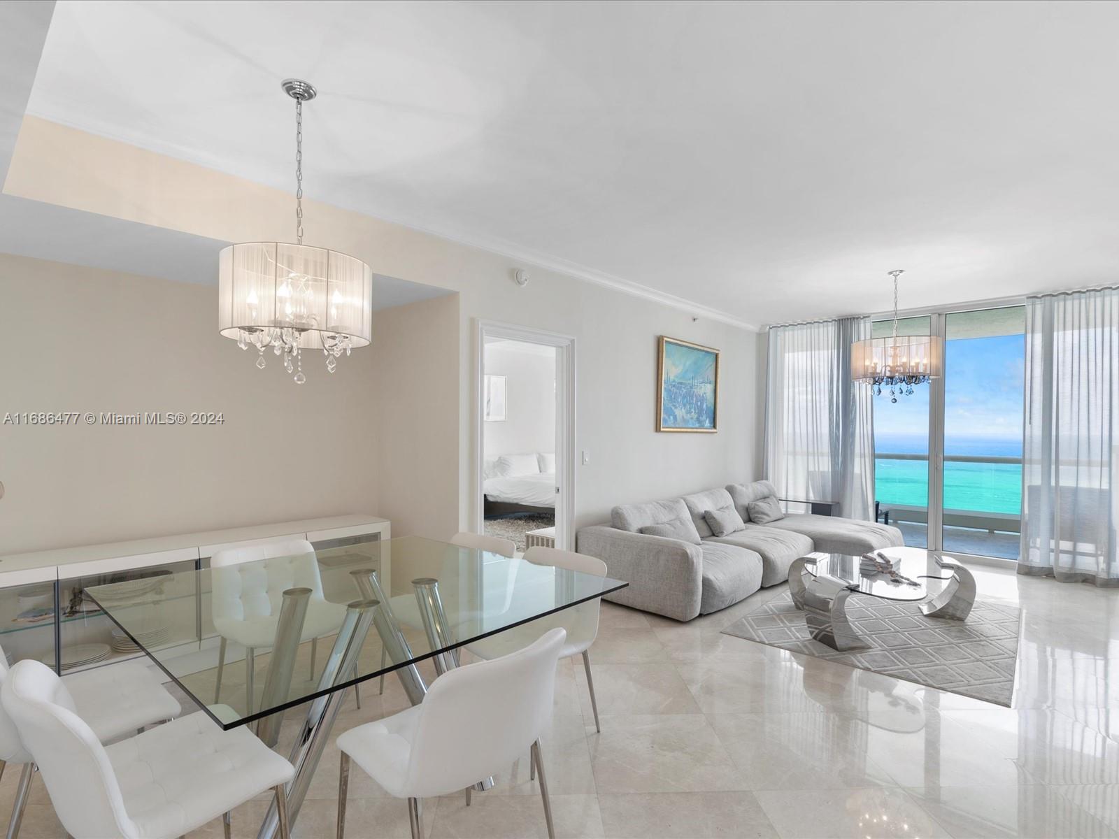 Rental Property at 17875 Collins Ave 3305, Sunny Isles Beach, Miami-Dade County, Florida - Bedrooms: 3 
Bathrooms: 3  - $18,000 MO.