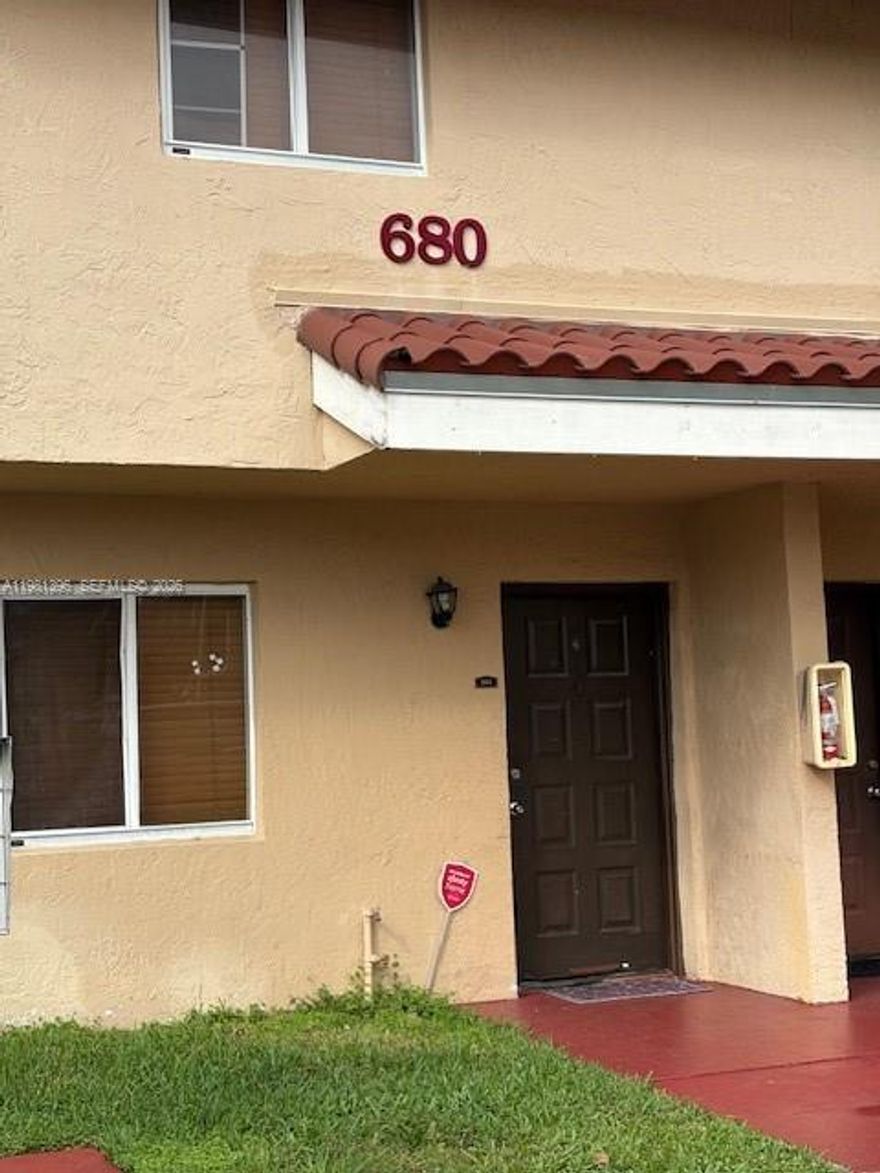 COMMUNITY POOL, GATED COMMUNITY, CROWN MOLDING, TILE FLOORS, STAINLESS STEEL APPLIANCES, LARGE PATIO W/ BRICK PAVERS GREAT FOR ENTERTAINING, 2 MASTER BEDROOMS UP STAIRS W/ FULL BATH  IN EACH, WASHER & DRYER IN UNIT, CONVENIENT LOCATION CLOSE TO        PALMETTO & 836 EXPRESSWAY, GROCERY STORE, HARDWARE STORE & MINUTES TO DOLPHIN MALL & INTERNATIONAL MALL