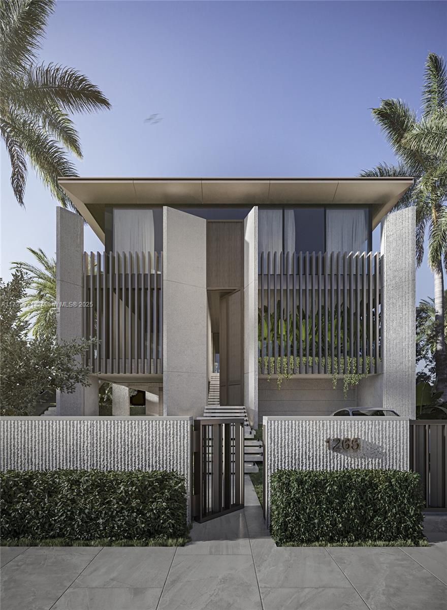 Discover a rare opportunity to own a prime open-bay waterfront residence in Miami Beach’s prestigious, gated Biscayne Point community. This 11,250 SF lot boasts 75 ft of pristine water frontage, offering breathtaking views and direct bay access. Included are meticulously designed plans by world-renowned Yodezeen Architects, allowing you to build a stunning 5,700 SF (approx.) modern masterpiece.
The lot currently holds a 4 BR, 3 Bath, 3441 SF (approx.) home with spacious living areas, a renovated kitchen with top-tier appliances, and a beautifully designed backyard with a swimming pool. Whether you choose to enjoy the existing residence or bring your dream home to life, this is a rare chance to secure a premier waterfront property in one of Miami Beach’s most sought-after communities.