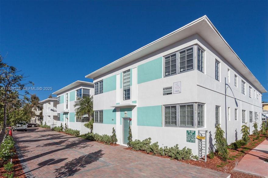 a 20-unit hospitality asset located along one of Miami Beach’s most dynamic and rapidly transforming
commercial corridors. Positioned on Alton Road between 8th and 9th Street, the property offers exceptional visibility, walkability, and demand drivers, making it an ideal opportunity for investors seeking a stabilized cash-flowing short-term rental asset or a flexible hospitality operation with long-term upside.
The property features 20 renovated, fully furnished units, each designed with modern interiors, efficient layouts, and guest-friendly amenities including full kitchens or kitchenettes, Wi-Fi, and on-site laundry. Its central location provides immediate access to Whole Foods, Publix, Flamingo Park, South of Fifth, and Miami Beach’s premier retail and dining destinations.
With strong year-round occupancy, reliable ADR performance, and proximity to billions of dollars in new development along the Alton Road corridor, 807 Alton Road represents a rare opportunity to acquire a turnkey hospitality property in a high-growth submarket with significant future upside, both operationally and through potential redevelopment.