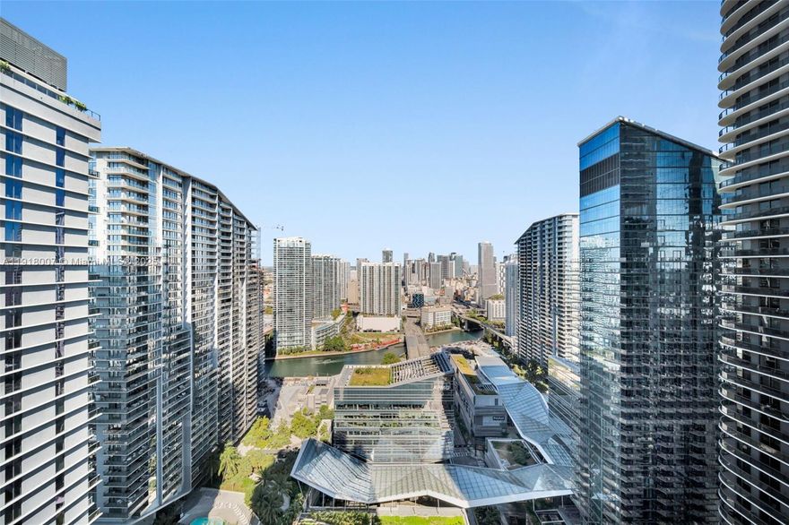 This beautifully updated 1-bedroom, 1.5-bath residence sits on the 39th floor in one of Brickell Heights’ best lines, offering stunning city and skyline views through floor-to-ceiling glass. Recently freshly painted, the unit features premium Italian cabinetry, sleek tile flooring, stainless steel appliances, and an in-unit washer/dryer for convenience. Brickell Heights places you steps from Brickell City Centre, surrounded by top restaurants, cafés, and luxury shopping. Residents enjoy resort-style amenities including a rooftop pool with panoramic views, a second pool on the main amenity deck, full spa facilities with steam room, sauna and jacuzzi, a state-of-the-art fitness center, entertainment lounge, business center, media room, and kids’ playroom. The building also offers 24/7 front desk security, valet, concierge services, and direct access to the renowned Equinox Fitness Club & Spa located on site. The unit includes one valet parking space and offers a modern, turnkey lifestyle in one of Brickell’s most sought-after luxury towers.