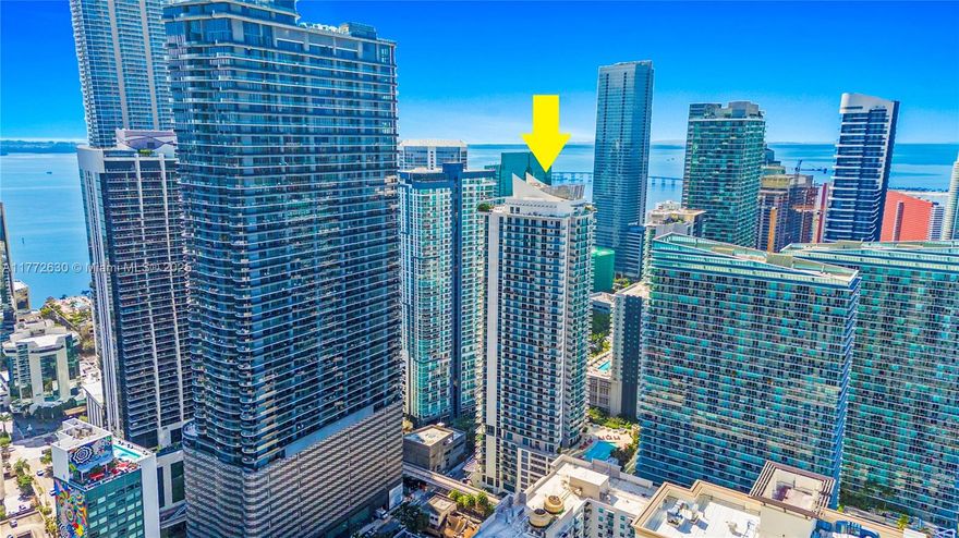Enjoy spectacular views of the Brickell skyline and bay from this 20th floor 2BD 2BA corner unit in the Millecento. Boasting a spacious, open floor plan with abundant natural light, this unit features floor-to-ceiling windows and a private balcony with stunning city views. Millecento offers resort-style amenities that include: gym, spa, clubhouse, billiards, business center, kids rooms, a pool located on the 43rd floor and another on the 9th floor. Perfectly situated in the vibrant heart of Brickell in close proximity to top-tier restaurants, lively coffee shops, Brickell City Centre Mall, supermarkets, and convenient Metrorail and Metro Mover stations. Please click the virtual tour link to see a video.