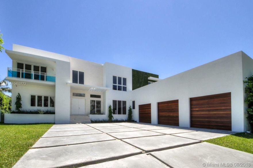 Waterfront Home. Features: 240ft on the water. Infinity edge pool. Smart home automation,  HD Security Cameras, Alarm System, 24hr guard gated community.