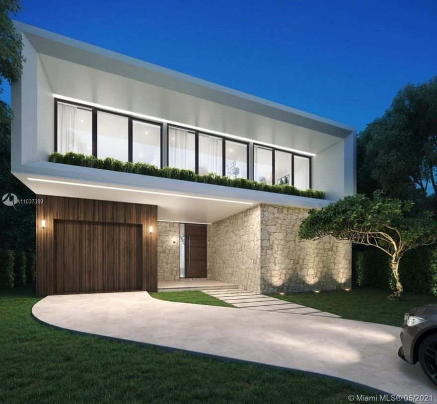 Modern and bright new construction home with 5 bedrooms and 5.5 bathrooms just steps from Historic South Miami Ave, Simpson Park, Brickell, and Coconut Grove. Lavish master suite with huge walk-in closet. Stunning architectural design throughout, high ceilings with floor to ceiling windows, modern finishes, Italian designer kitchen, high-end appliances, flooring, and fixtures. The expansive entryway leads to an open interior that is perfect for entertaining.  Venture outside to a covered terrace and summer kitchen while overlooking the pool and lush landscaping. Home is located in a cul-de-sac with easy access to I-95.  Estimated completion in 3rd quarter 2021.
