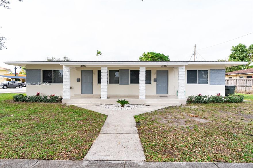 Wonderful 2 bedroom / 1 bathroom unit near Miami International Airport. Newly remodeled with new kitchen cabinets,  impact windows, new bathroom, new tile flooring throughout. Close to highways, shopping, parks and schools.