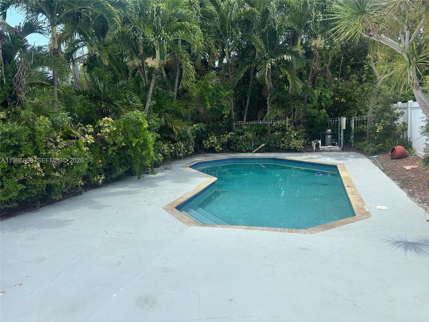 Open House! Sat, May 9, 12:00 PM - 2:00 PM. Welcome to the HEART of El Portal Village…. This renovated home with a swimming POOL and brand-NEW KITCHEN  with spacious bedrooms and two NEW bathrooms! A Full garage offers additional entertaining space leading to the private fenced pool and patio area …ready for relaxing weekends and BBQs!  This additional space offers endless future opportunities facing the pool and patio! is just steps to shopping, restaurants, gyms, parks, recreational centers, great schools and universities….and a short drive to everywhere you want to go…Both Int’l Airports, Miami Beach, Aventura Mall, Midtown, Downtown Miami, and Coral Gables!  Enjoy pleasant walks and enjoy the nature and lushly landscaped winding streets in this Village Bird Sanctuary and historic Sherwood Forest.