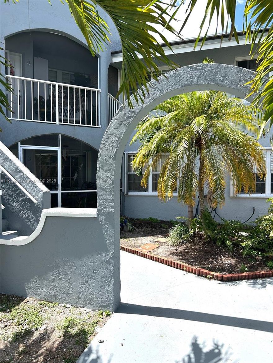 Beautifully remodeled 3-bedroom, 2-bath condo offering approximately 1,300 sq ft in desirable West Kendall. This move-in ready home features elegant white porcelain tile flooring, a modern open-concept kitchen and living area, and a clean, tasteful design throughout. Enjoy a screened front porch, full-size washer and dryer, impact windows  and the convenience of two parking spaces. Bright, spacious, an ideal home for a family's comfortable living.