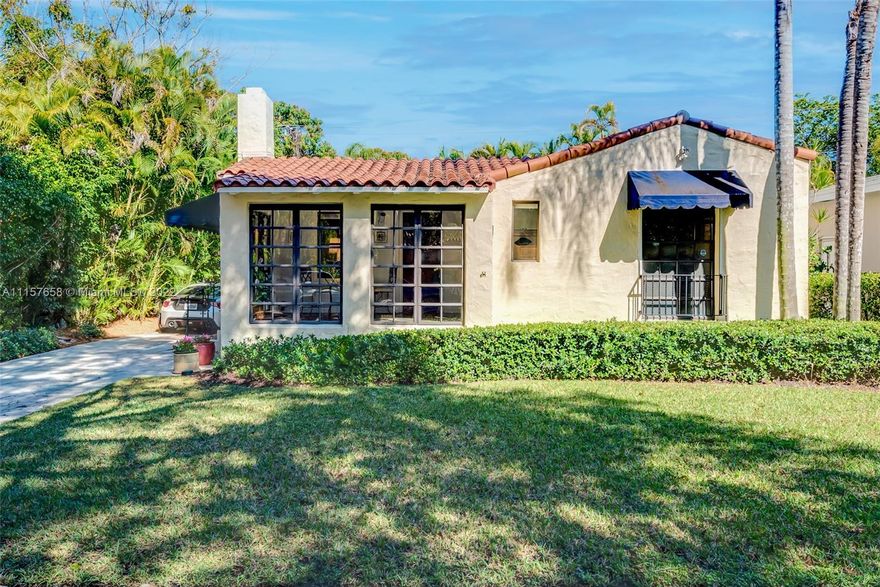 Old Spanish hacienda on a 5640-ft lot (50 x 113). Was a 2/1 when built-in 1925, with a 1-car garage, a large Family room with a full bath, laundry room, and a huge closet was added to increase the size of the house to approx, 2000 adj. sq. ft. This space could easily be made into a 3rd bdrm or private master suite. The front porch has a beamed ceiling and tile floor. Spacious living room with a fireplace, hardwood floors. Two bedrooms and a hall bath are to the east. Formal dining room, updated kitchen. The family room opens to the backyard. Estate sale and all offers presented before Thursday, February 17th, will be reviewed by the attorney. FIRM PRICE OR HIGHER EXPECTED. This home is ready for a new buyer but also has lots of potential for updating with different interior design options.