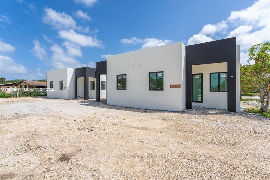 DON'T MISS OUT ON ALL THESE BRAND-NEW MODERN ONE STORY 3BED 2BATH TWIN HOMES, ALL WITH VERY SPACIOUS YARDS. THIS PROPERTY FEATURES PORCELAIN FLOORS THROUGHOUT THE ENTIRE HOME, SPACIOUS LIVING AREAS, LARGE BEDROOMS, IMPACT WINDOWS AND DOORS, HIGH CIELINGS, 8FT SOLID WOOD DOORS, CONCRETE SQUARE DRIVEWAY, NO CDD, NO HOA. PLEASE CALL LISTING AGENTS FOR MORE DETAILS ON ALL DIFFERENT TWIN HOMES. HURRY THESE WILL NOT LAST!!