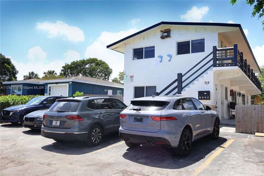 Price Reduction!
The seller has lowered the price to $999,000 and is motivated to make a deal. All offers will be considered—don’t miss this opportunity!
Fourplex in Central Pompano Beach – 
Remodeled fourplex offers strong investment opportunity in the Pompano Beach. Additional revenue generated from an on-site laundry room. Each unit is separately metered for electricity, minimizing landlord expenses.The building has undergone a complete renovation, including installation of brand-new central air conditioning system, impact windows, doors ensuring tenant comfort modern and appeal. Water expenses paid by the landlord, are effectively offset by income from the laundry facilities.Income-Generating Laundry Room, Independent Electric Meters,Landlord Pays Water offset by laundry income.