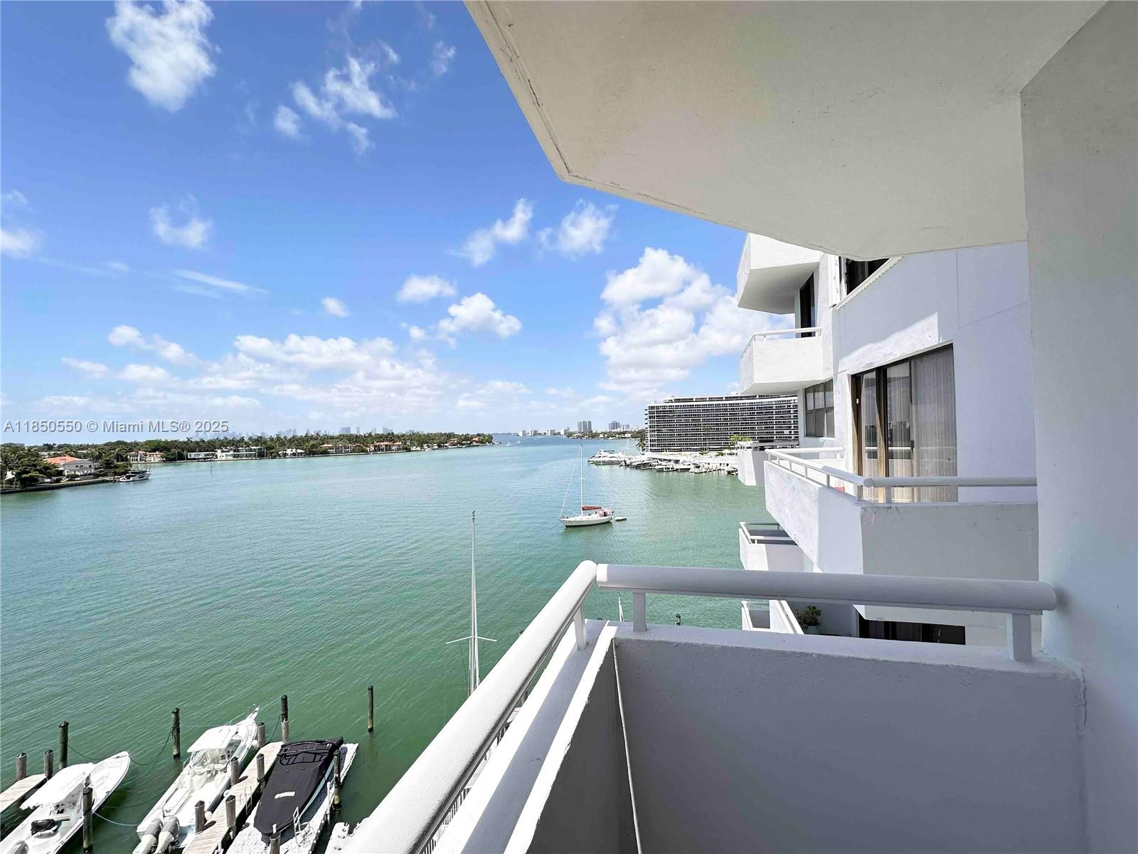 AMAZING WATER VIEWS from your balcony! Enjoy watching sunsets and panoramic views of the Bay, Downtown Miami and Millionaire Mansions. Â TOP LOCATION in Miami Beach, walking distance to the beach, supermarkets, shops, restaurants and houses of worship. Close to South Beach and convenient access to Downtown Miami. Â CAN RENT immediately after purchase. UPDATED 1 Bedroom / 1.5 Bathroom Condo, extremely clean and well-maintained with tile floors, large balcony and hurricane shutters. Building with security cameras and restricted entry. GATED PARKING (1 assigned spot). Waterfront pool deck. Boat slips for rent (subject to availability). COME SEE IT NOW!