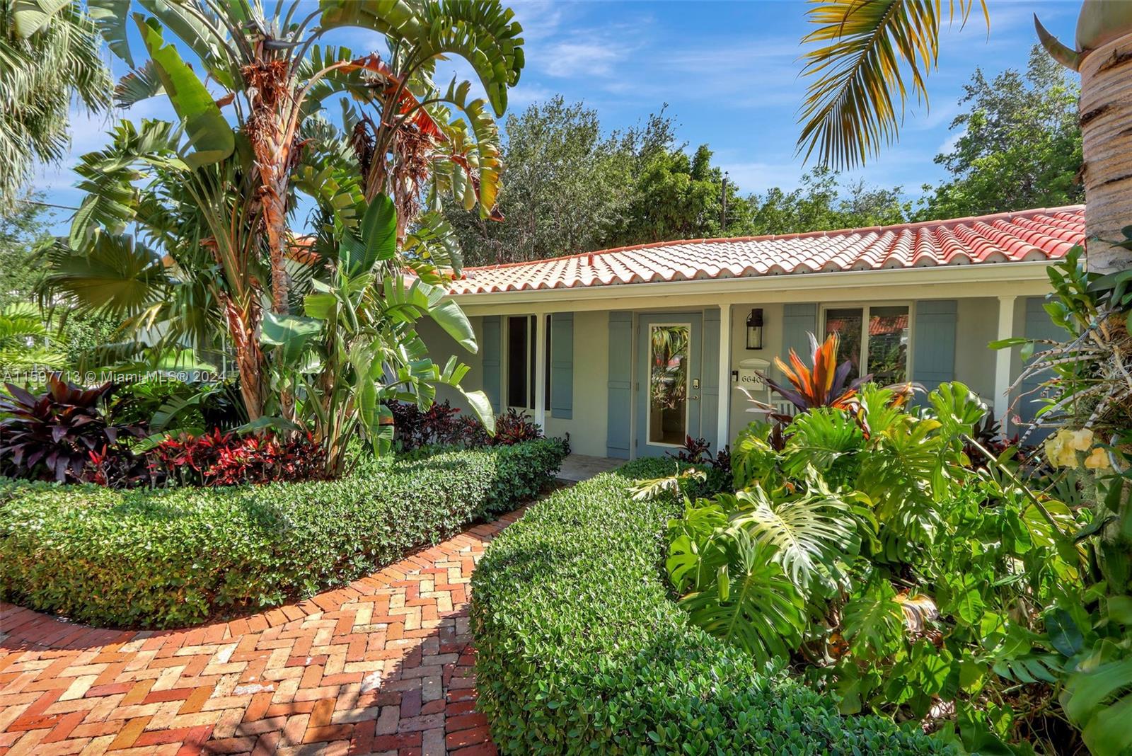 THIS GABLES RIVIERA GEM HAS BEEN LOVINGLY REMODELED AND IMPECCABLY MAINTAINED BY OWNER. SPACIOUS 3 BEDROOM 3 BATH WITH OPEN LAYOUT, BEAUTIFULLY LANDSCAPED YARD, HEATED POOL, COVERED OUTDOOR SUMMER KITCHEN/BBQ AREA, MODERN OPEN KITCHEN WITH BUILT-IN WINE FRIDGE, LARGE PRIMARY SUITE WITH LUXURIOUS SPA LIKE BATHROOM, LAUNDRY ROOM, AND LOTS OF CLOSETS AND STORAGE. LOCATED IN THE COVETED SUNSET ELEMENTARY SCHOOL DISTRICT AND AVAILABLE FOR OCCUPANCY AUGUST 1ST. CONACT LISTING AGENT FOR SHOWINGS.