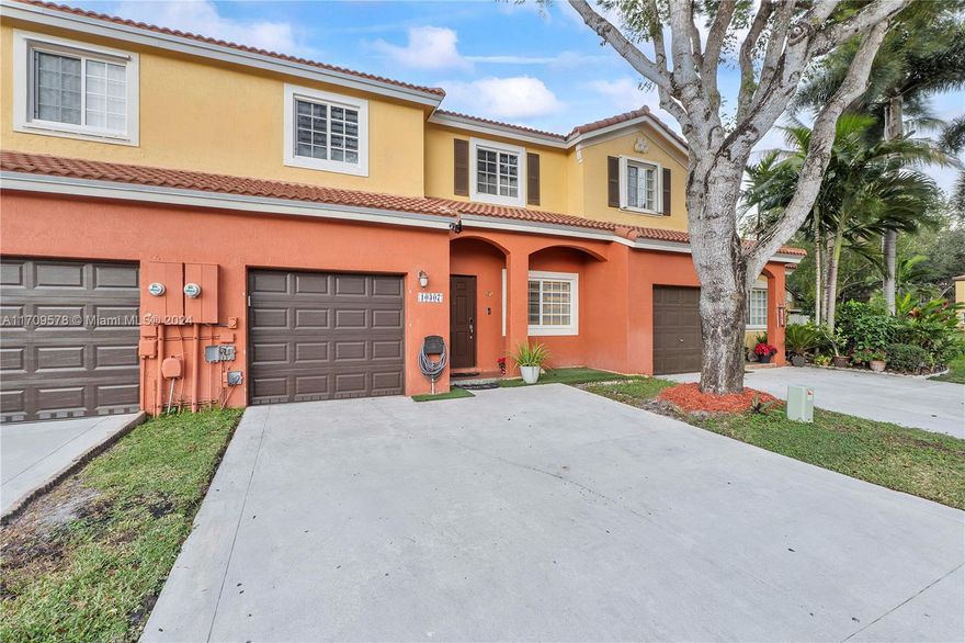 Gorgeous townhouse in Avalon Community with a prime location!  3 bedrooms 2.5 bathrooms priced to sell. Features FULL IMPACT WINDOWS, beautifully upgraded elegant bathrooms, modern gourmet kitchen with stainless steel and granite counters, new custom floors installed throughout, high end side load washer and dryer, A/C unit was replaced and newer water heater!  Newer 2017 roof and a 1 car garage plus extra parking space, concrete patio added for convenience, LOW HOA fees. Pet friendly community with 24 hours security. Close to shopping centers, parks, major highways for easy commuting, schools and so much more. Nicest one on the market! FHA/VA approved. QUICK CLOSE​​‌​​​​‌​‌​​​‌‌​​​‌‌‌​​‌​​‌‌​​​​ READY.