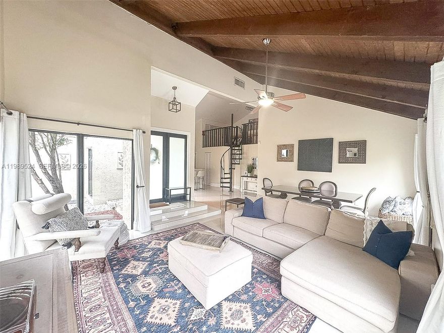 Step into bright, open living in this 3-bed, 2-bath home featuring a loft and converted garage, perfect for a home office, playroom, or guest space. Enjoy soaring ceilings, an open layout, and hurricane impact windows & doors that flood the home with natural light. The fenced backyard opens directly to Sunset Park, with a large grassy field in between providing added privacy. Located in Walnut Park, a meticulously maintained community in Miami’s coveted Sunset area, you’re steps from great dining and close to top-rated schools, shopping, and major highways.

Furnishings, as pictured, are available for an additional monthly fee. Available May 1, or earlier if leased furnished. Schedule a showing today!