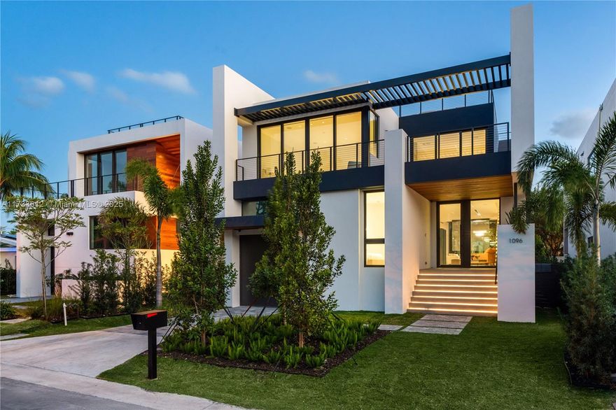 Brand-new construction just completed and staged in the highly sought-after Venetian Islands. Tailored for effortless indoor-outdoor living, the open floor plan seamlessly connects the living area, family room, and Italian Chef’s kitchen to an outdoor summer kitchen, ideal for entertaining guests. This magnificent home features 4 bedrooms and 4.5 bathrooms. Top-of-the-line Gaggenau appliances, integrated smart home technology, a swimming pool, a master suite boasting a generous walk-in closet and terrace, and a large sprawling rooftop terrace with a built-in BBQ providing panoramic 360-degree views. Within walking distance to Sunset Harbor, Lincoln Road, the Miami Beach Golf Course, and entertainment. Insignia Construction Company - builder of the home and The Boschetti Group - developer.