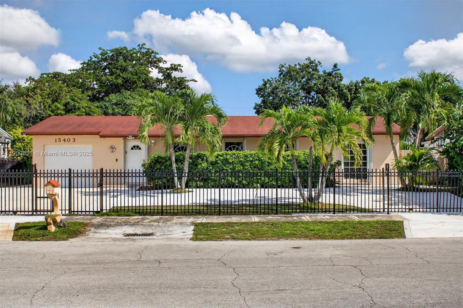 Charming 4-bedroom, 3-bathroom home in the best location in Southwest Dade! This move-in ready gem features 3 spacious bedrooms and 2 bathrooms on the main floor. It also boasts a large family room that can be used as a third bedroom, bringing the total to 4 bedrooms on the main floor. A one-car garage with a built-in storage unit is included. A beautiful, spacious backyard with a deck extends from the main house and features a pergola, adding to the landscaping, and a large avocado tree. The property is fully fenced. This expansive yard is perfect for entertaining or relaxing in privacy. The property also includes a separate apartment, offering great flexibility for multigenerational families or as a rental investment. Don't miss this fantastic opportunity!