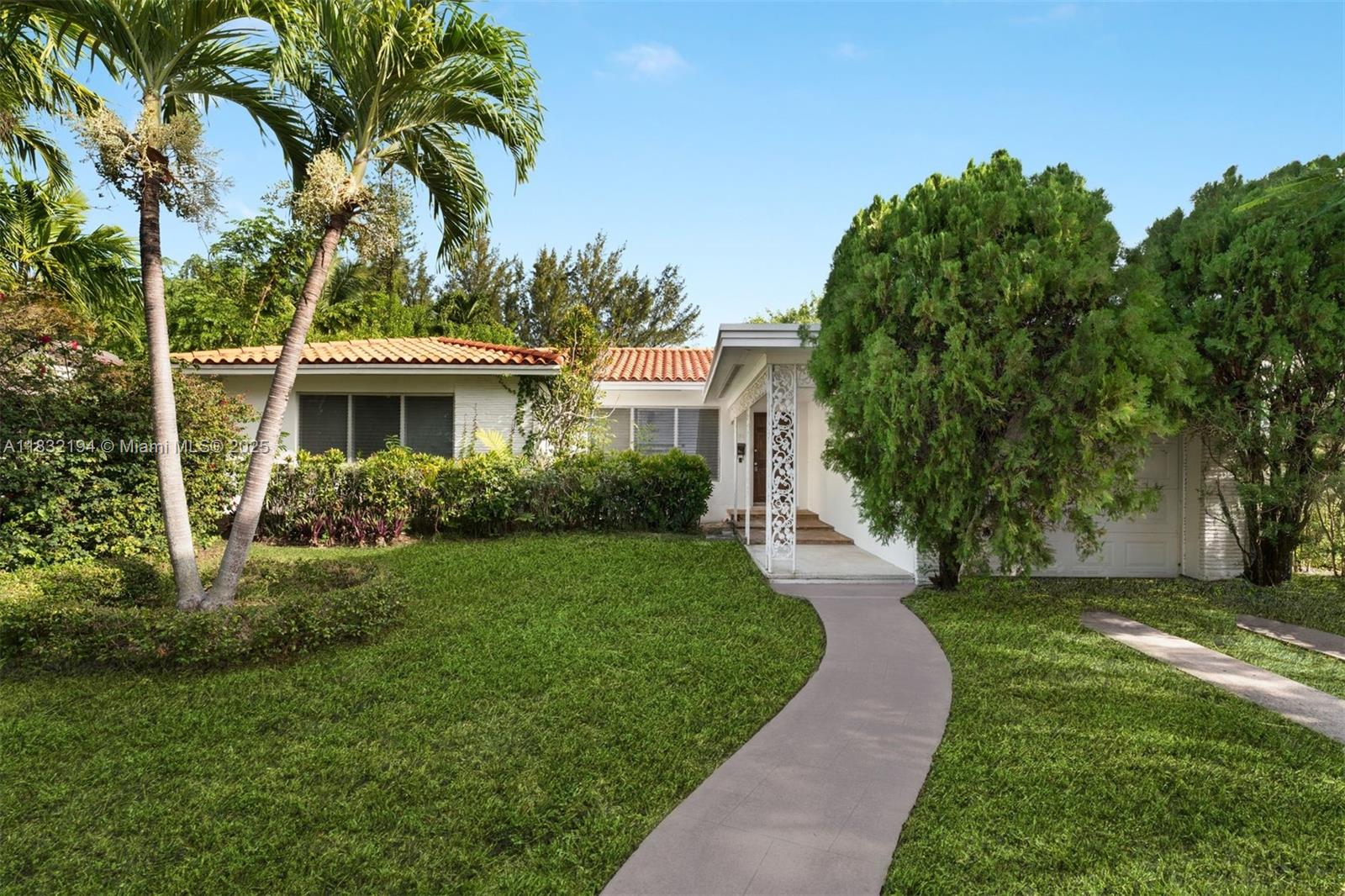 Prime location on the prestigious, 24/7 guard-gated Normandy Shores Island in Miami Beach. This 2-bed, 2-bath single-family home offers 1,700 SF of interior space on a spacious 7,128 SF lot—ideal for renovation or a complete teardown to build your dream home. Enjoy all the benefits of this exclusive waterfront island, including a private golf club with restaurant and bar, tennis courts, scenic walking paths, and a true sense of community. This is a rare chance to create your vision in one of Miami Beach’s most sought-after neighborhoods.
