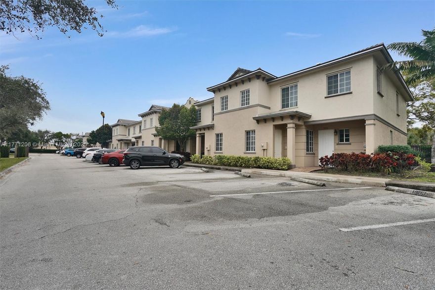 First floor 2 BED/2 BATH condo located in a nicely well-maintained gated community! Enjoy the community pool, tennis courts, exercise room, and playground/park for kids. The unit features all essential appliances including a washer and dryer. Vinyl floors in both rooms were installed at the beginning of 2024. Bathrooms and kitchen are a bit outdated but will last a few more years, please take into consideration when making your initial offer. The parking space (only one assigned) is located in front of the unit´s entrance, but there are additional unassigned parking spaces. Investor friendly, you can rent right away, tenant association approval require. As of March 27, 2025, no special assessments, the clubhouse/pool area is currently under renovation, job to be completed in a few months.