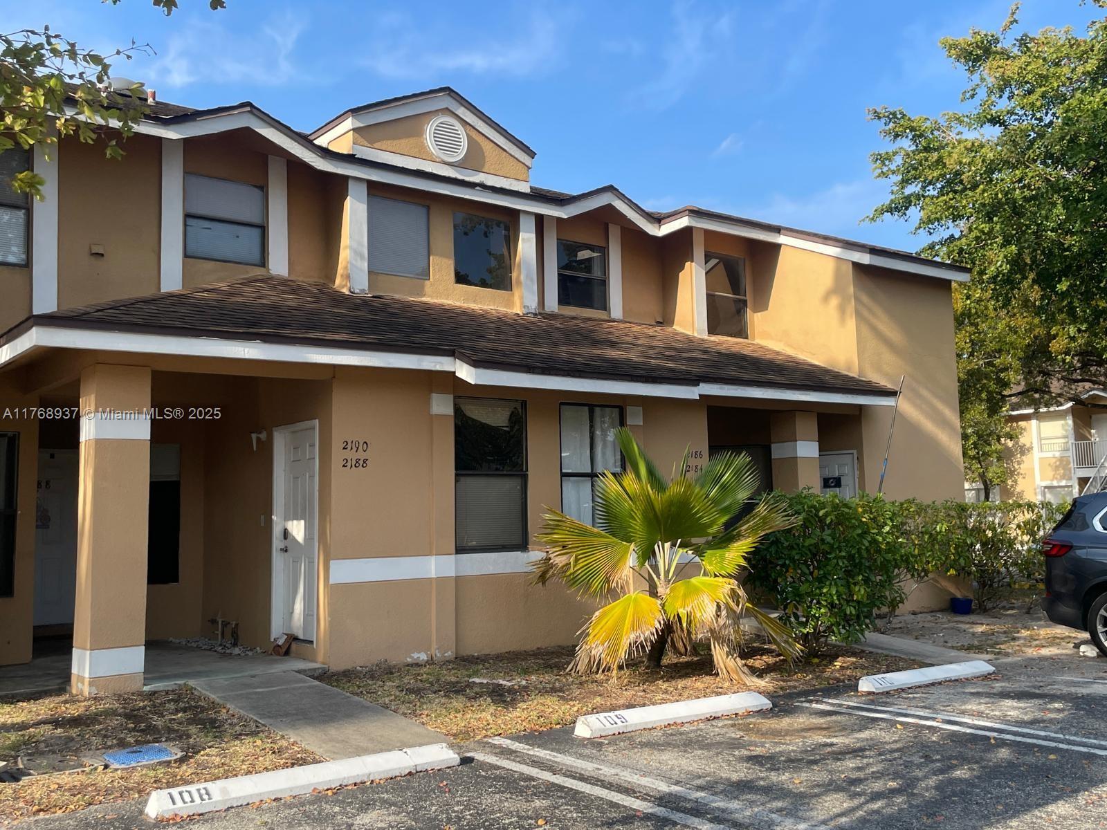 Rental Property at 2186 Sw 80 Te Ter 2186, Miramar, Broward County, Florida - Bedrooms: 2 
Bathrooms: 2  - $2,200 MO.