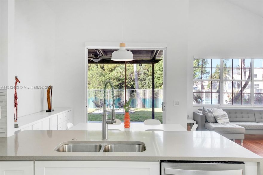 Stunning 4BD/2.5BA home in The Lakes featuring serene, private lake views. This fully remodeled residence offers a custom gourmet kitchen with wood cabinetry, quartz countertops, elegant backsplash, and stainless steel appliances. Wood flooring in the main living areas, laminate in the bedrooms, and ceramic tile in the kitchen and bathrooms. Spacious primary suite and custom closets throughout. Split floor plan with picturesque lake views from the family room, living room, and primary bedroom. New A/C (2024), roof (2022), and a 2-car garage. Ideally located in one of Weston’s premier gated communities with A-rated schools.