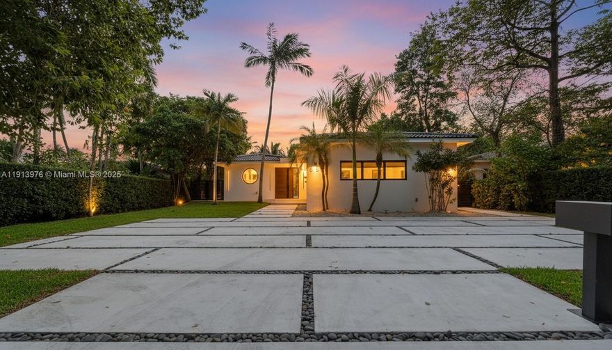 Completely redesigned modern waterfront home in the exclusive Normandy Shores community of Miami Beach. This 4 bed, 4.5 bath residence spans 3,386 sq.ft. under A/C of bright open living space with floor-to-ceiling glass, designer kitchen, and refined finishes throughout. Expansive backyard with pool, tropical landscaping, and a 70 ft boat dock offering direct ocean access. A perfect blend of contemporary architecture and serene waterfront living, ready for immediate enjoyment. The property is vacant and ready to show — schedule your visit anytime. Please be sure to watch the video walkthrough tour.