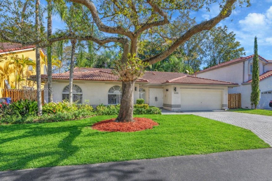 A true Diamond in the Rough! Lovingly maintained by the same family for decades, this spacious home in desirable Oakwood Estates at The Hammocks offers an exceptional opportunity to remodel and create your dream home with four bedrooms and two and a half bathrooms. Features soaring ceilings, a great floorplan with generously sized rooms, and light-filled living spaces. Enjoy a lushly landscaped backyard with a heated pool, and ample space for entertaining or relaxing. Additional highlights include stainless steel appliances, barrel tile roof, electric vehicle charger in the garage, and Flood Zone “X” is a huge benefit. A rare chance to add your personal touch in this highly desirable sought-after neighborhood. Enjoy all Hammocks amenities: clubhouse, pools, fitness center, community park, and beautiful lakes.