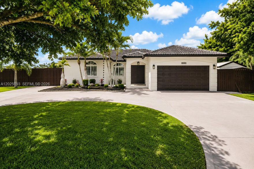 Spacious 4-bedroom, 2-bathroom, pool home situated on an oversized 13,993 sq. ft. lot, perfect for entertaining and multi-generational living. This well-maintained property features a split bedroom floor plan - private in-law/maid suite with separate entrance potential, offering flexibility for guests, extended family, or rental income. Enjoy a large backyard oasis with a sparkling pool, expansive patio area, and plenty of space for outdoor gatherings, BBQs, and recreation. Interior features include generous living areas, abundant natural light, and a functional layout designed for comfort and convenience. A rare opportunity with endless possibilities!
