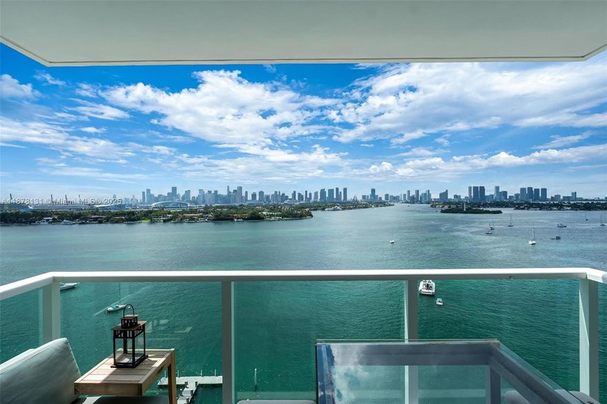 Stunning 1BR/1BA at Mirador 1000, top floor, best line in the building! Fully renovated with professional design, open kitchen, custom limewash painted walls, and large stone tiles for a refined zen vibe. Large living room, electric blinds, spacious custom built walk-in closet and Nest AC control system. Expansive terrace showcases full bay and water views with spectacular west-facing sunsets over the Miami skyline and Miami beach Islands. Amenities just fully upgraded: resort-style pool deck, hot tub, BBQ, and huge fitness center. Parking spot available for an additional $25K. Prime location next to Whole Foods and walkable to cafés and restaurants. Owner also owns unit 1516 next door and open to sell it—rare opportunity to combine for over 1,700 sqft ! Easy to show.