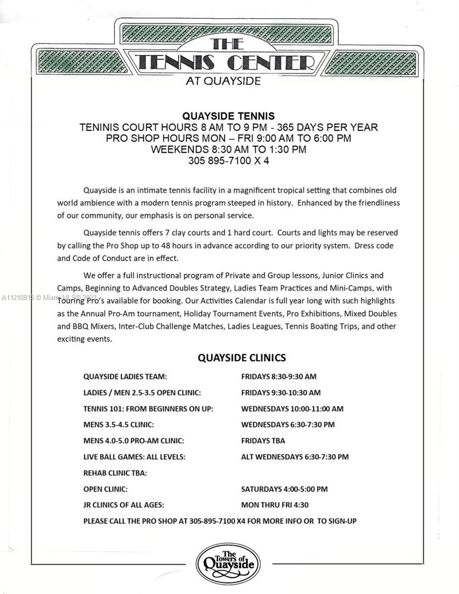 THE TOWERS OF QUAYSIDE CO - Residential