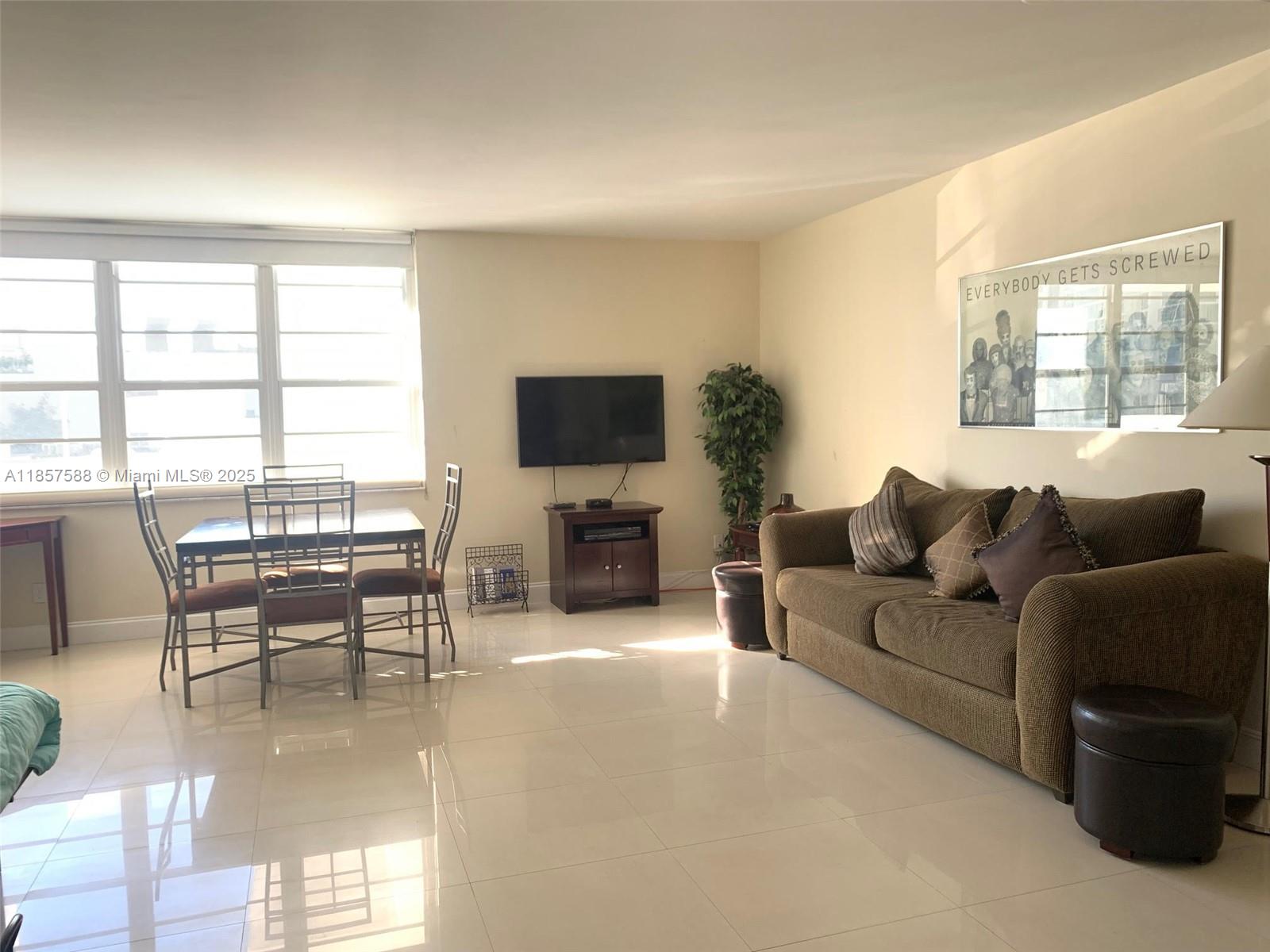 Available AUGUST 15th 2025..6 months or 1 Year lease..furnished unit. Rent includes WiFi, cable TV and 1 parking space thru valet. Great location between Collins and Lincoln Rd, next to the Ocean! Secure building with 24hrs concierge, heated pool & gym. EASY to show from Monday to Friday. Text Listing agent with day and time of the showing.