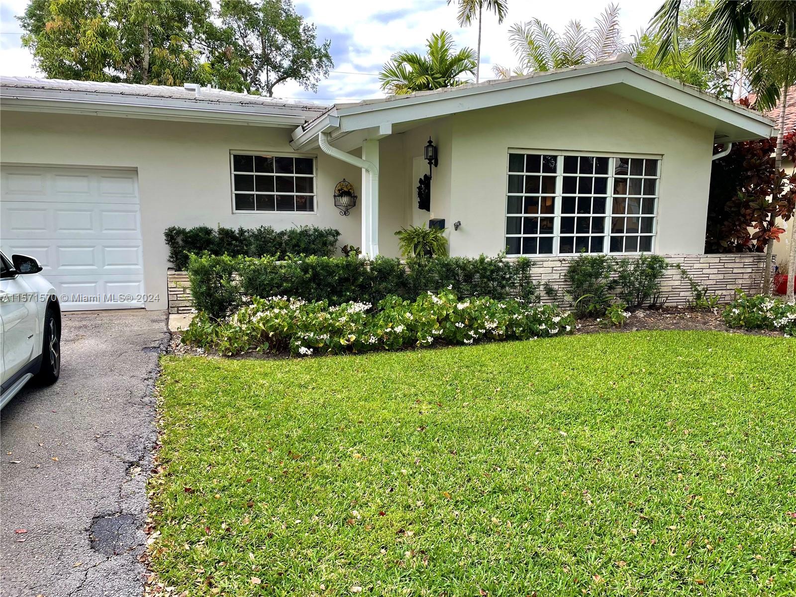 Welcome to your dream home in the heart of Coral Gables, Florida!
Step into luxury living with this charming 3 Bedroom, 2 Bath gem boasting a 1 car garage, a delightful patio, and a lush backyard oasis. Located just blocks away from Coral Gables High School, the vibrant Youth Center, and the serene ambiance of the local library, this residence offers the epitome of convenience and comfort. 
As you enter, you'll be greeted by an inviting ambiance and a spacious living area perfect for entertaining guests or unwinding with loved ones. The modern kitchen features sleek countertops, ample cabinet space, and top-of-the-line appliances, making meal preparation a breeze. The master suite is a sanctuary of relaxation, complete with a well-appointed ensuite bathroom and generous closet space.