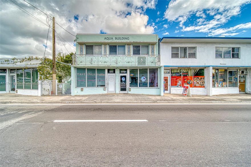 Remarkable opportunity to acquire a commercial property in a prime location in North Miami. The Property consists of 3 units. A 3,646 Sq.Ft building a building Lot Size w/12 parking spaces onsite. Two of the spaces currently operate as a /restaurant-equipped kitchen with a grease trap, walk-in freezer, storage, and hood. The third space unit is currently located on the second floor it’s used as an apartment. It offers street-front retail entrances. CALL US ANYTIME,