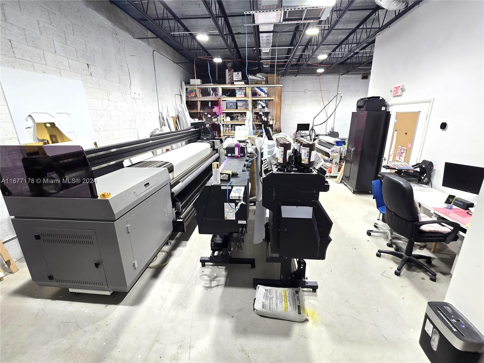 PRINT BUSINESS FOR SALE INCLUDING EQUIPMENT – Located in Coral Springs. Business is about 2 years old and has loyal clientele. Print business focuses primarily on party signage and essentials including banners, backdrops, wraps, personalized prints, and more. Company is set up to provide products nationally with shipping processes already established – increasing client possibilities. Business staff includes owner and one employee. NOI is over $110,000 per year. Seller is motivated due to personal reasons, and willing to assist with transition period for up to 3 months. Business is located in a corner unit measuring approximately 2564 +/- SQFT and zoned in an IRD district. Real estate is not for sale, JUST the business. Executed NDA required for more information!