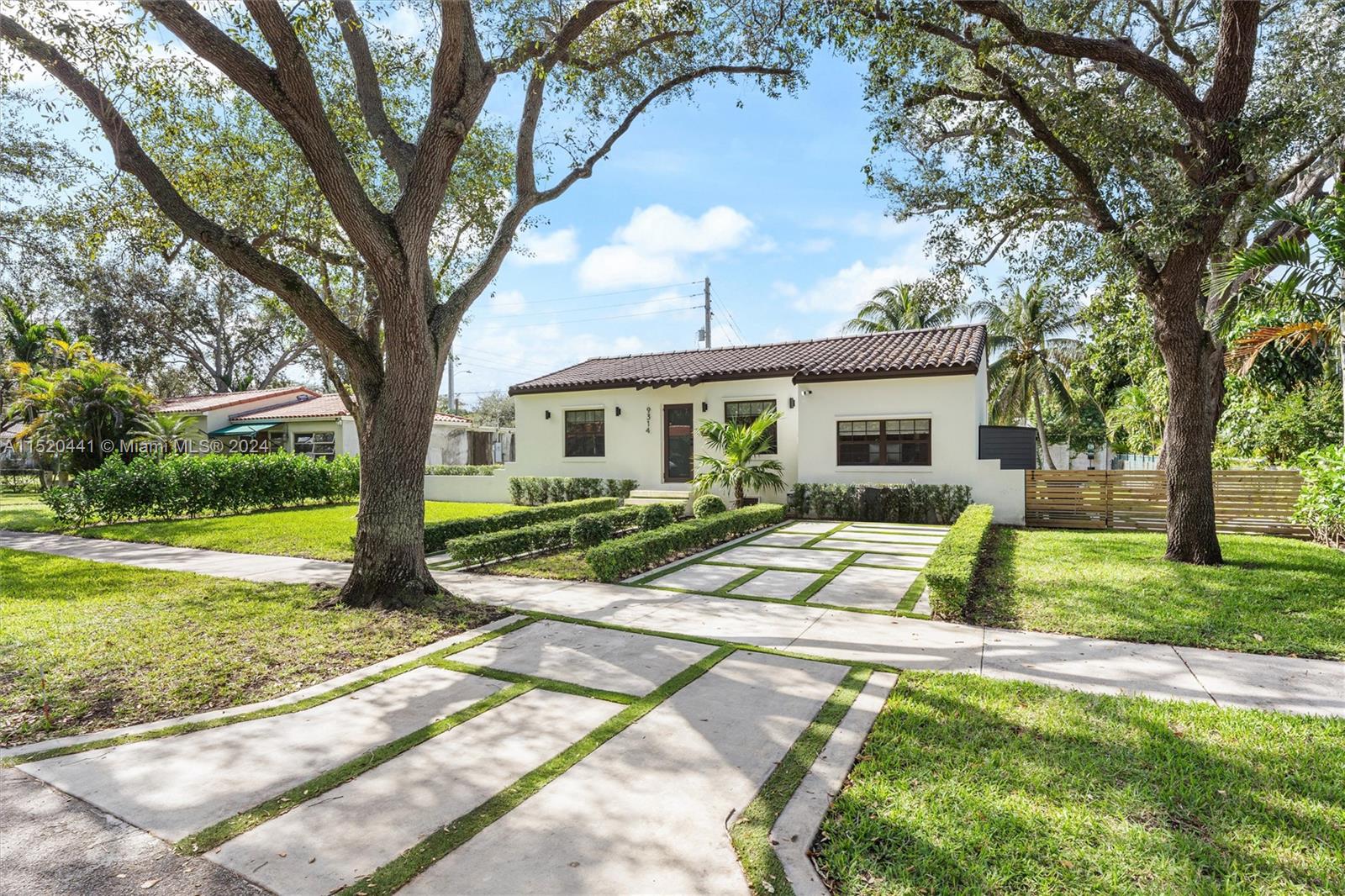 Cozy and charming spanish mediterranean single family home in Miami Shores. This lovely three bedroom and two bathroom house has been tastefully updated. Hardwood floors throughout, lots of natural light, wood beam ceilings,tankless water heater, laundry area, large fenced backyard with lots of room for a pool. The property is located in a quiet street with a cul de sac.
