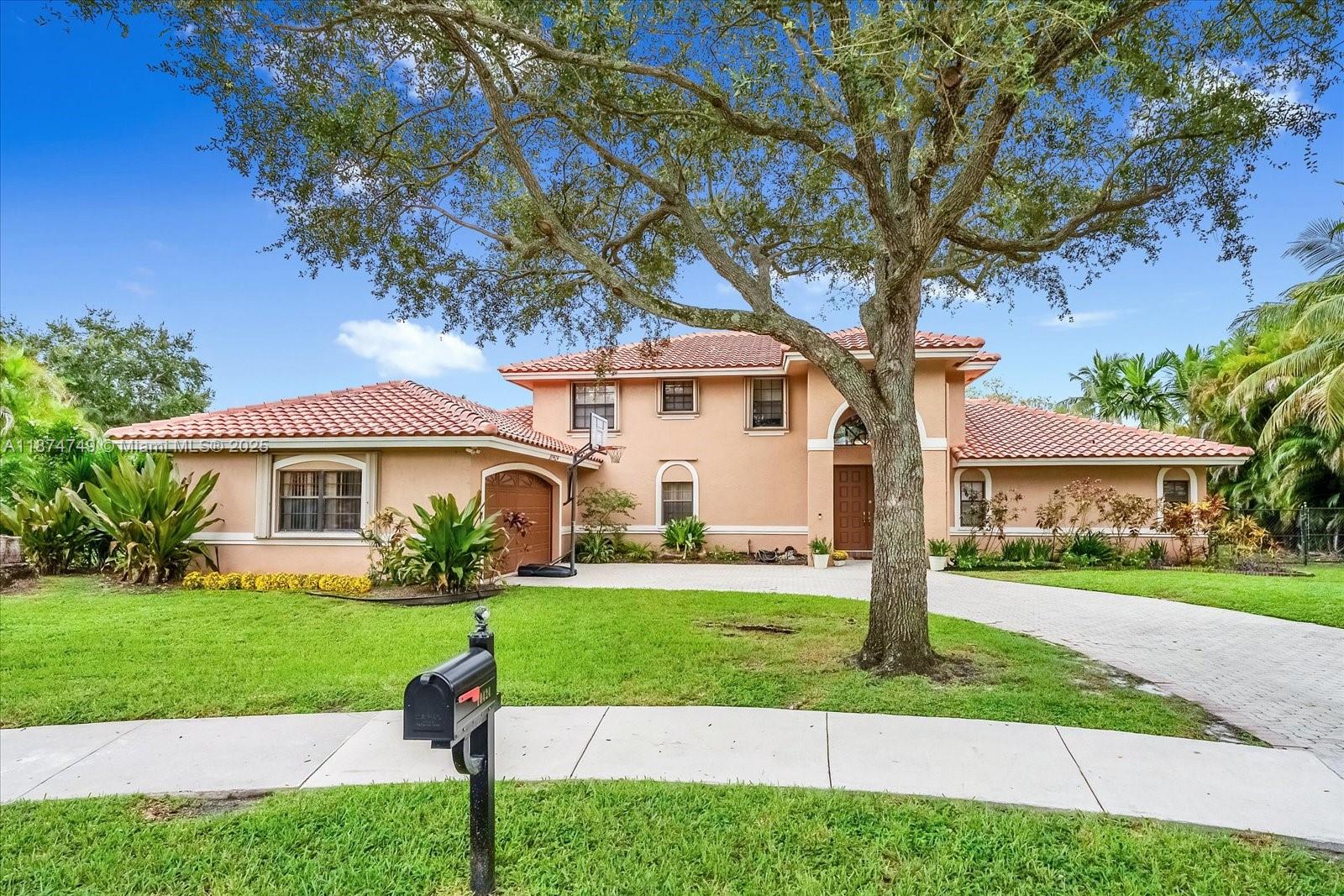 Located In Ridgeview Lake Estates, a great opportunity awaits with this spacious 4-bedroom, 3-bath home with over 3,600 sq. ft. of living space and an oversized 18,000 sq. ft. lot. Located on a quiet interior cul-de-sac, this home features a brand-new roof, soaring ceilings, and a great open floor plan ideal for entertaining. The perfect master suite is conveniently located on the first floor with serene views of the pool and canal. Enjoy ultimate privacy in the backyard with water views, abundant space for gatherings, and a peaceful setting. Low quarterly maintenance, top-rated schools, and easy highway access make this one of Davie’s most desirable opportunities.