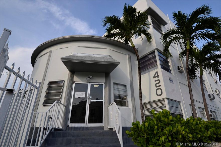 Spacious and secure studio in desirable North Shore neighborhood. Walk just 3 blocks to the ocean, enjoy the 36 acre beachfront park nearby, and use the free trolley service to get around the neighborhood. This freshly painted apt features an updated kitchen, upgraded bath, in a gated garden style community with on-site laundry. Easy to show, with rapid move in process, and pet friendly. Rent includes water, waste & power. On site Laundry. Property has a secure key entry.