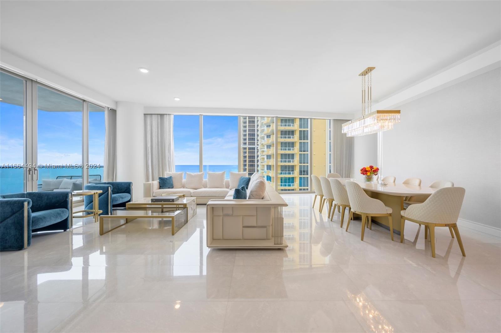 Property for Sale at 17901 Collins Ave 2904, Sunny Isles Beach, Miami-Dade County, Florida - Bedrooms: 5 
Bathrooms: 8  - $10,900,000